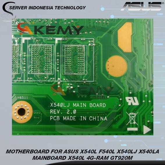 MOTHERBOARD FOR ASUS X540L F540L X540LJ X540LA MAINBOARD X540L 4G-RAM