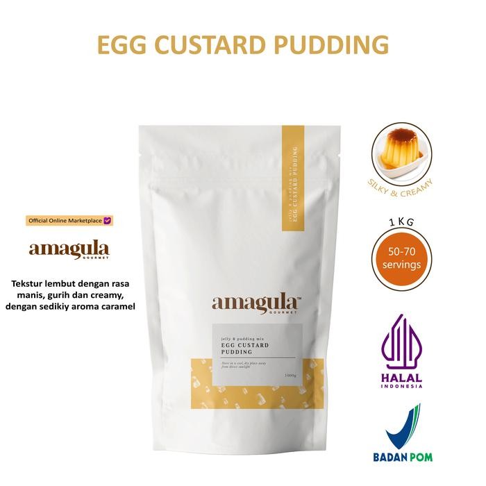 

Egg Custard Pudding Mix / 100% Halal / 1Kg / By Amagula / Horeca