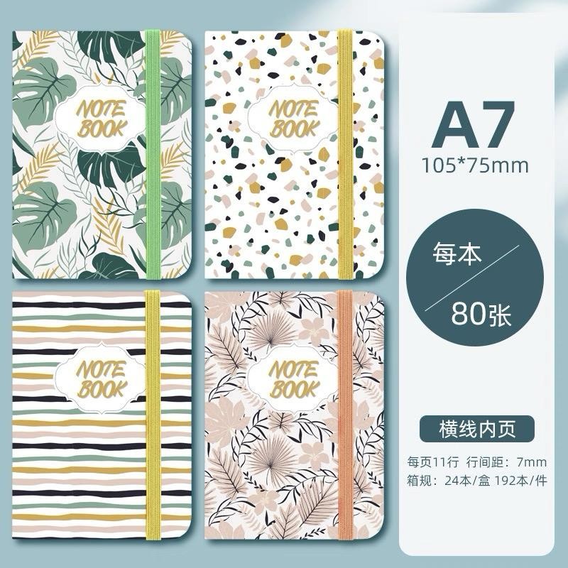 

Buku Notebook Mini Tali A7 Korea 88- 10,5 x 7,5 Cm