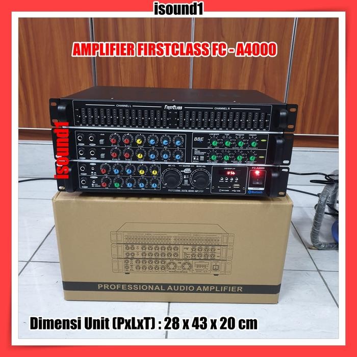 POWER MIXER AMPLIFIER KARAOKE FIRSTCLASS FC A4000 FCA4000