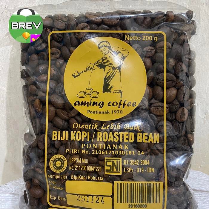 

Biji Kopi Robusta AMING COFFEE aming khas pontianak roasted bean