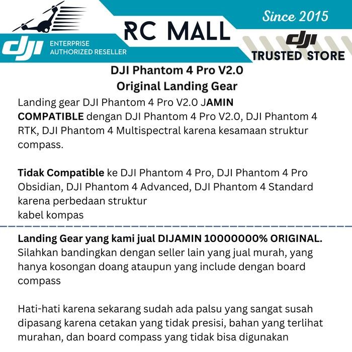 LANDING GEAR KAKI DJI PHANTOM 4 PRO V2.0 DJI PHANTOM 4 RTK DJI PHANTOM 4 MULTISPECTRAL DRONE COMPASS
