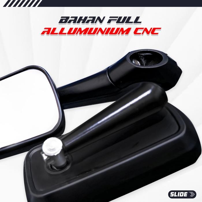 Spion TANAX Model H2C Rizoma Sporty Kotak FULL CNC Universal Motor