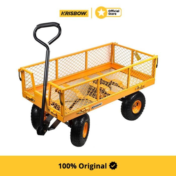 

KRISBOW 139X62X115 CM TROLI BARANG 300 KG