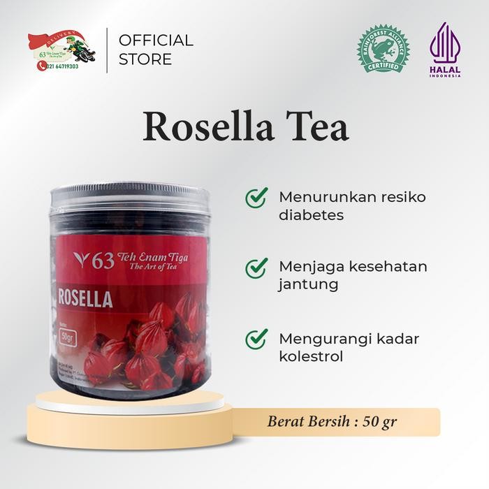

Teh 63 Rosella Tea Bunga Toples Teh Bunga Rosella Merah Teh Hibiscus Tea Alami