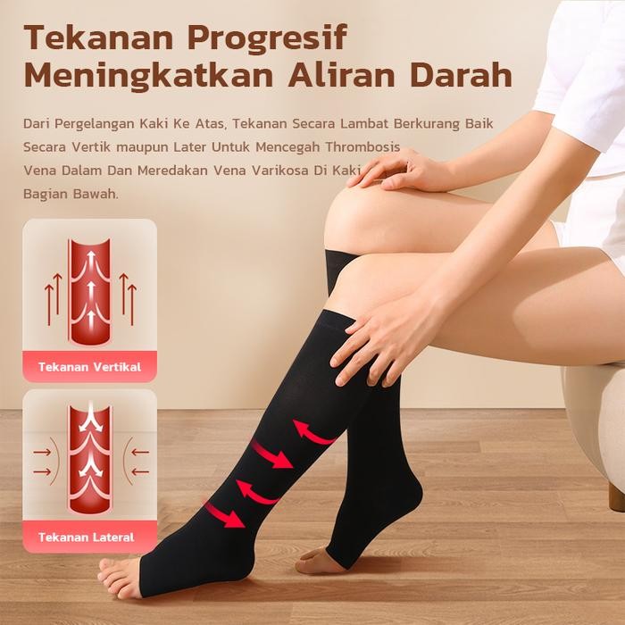 Sorex Underwear - Medical Compression Stocking Kaos Kaki Varises Wanita Pria Stocking Compression