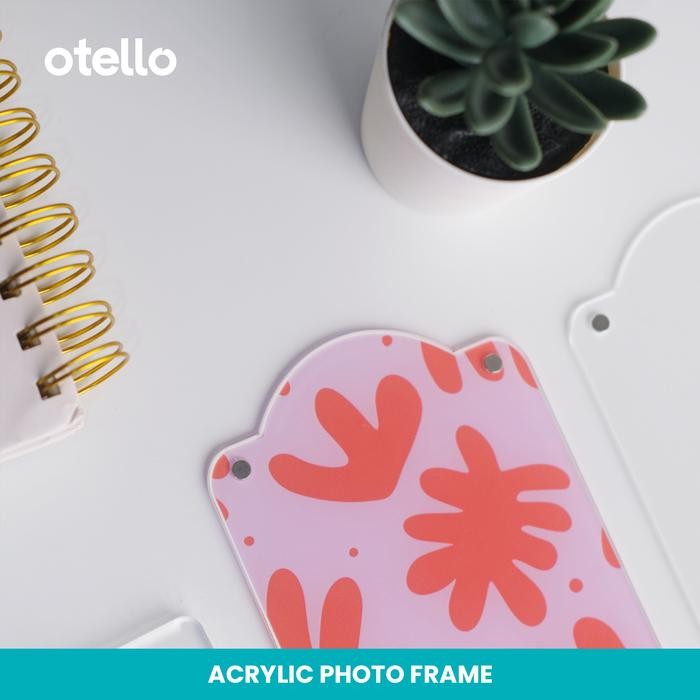 Acrylic Photostrip Frame Pajangan Meja Foto Akrilik Photo Holder