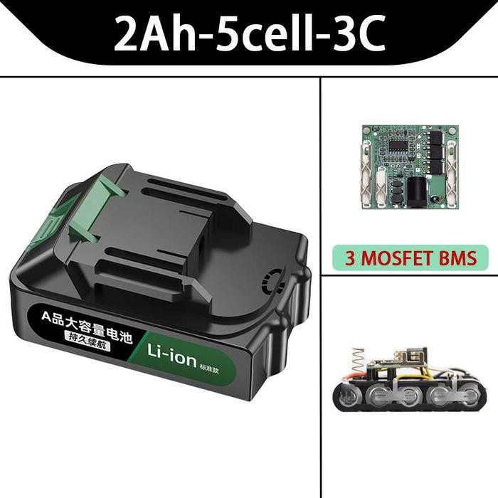 Ready Stock [Tersedia] Baterai Pengganti Baterai Lithium Tanzu Mt-21V Cocok Untuk Tanzu Logam