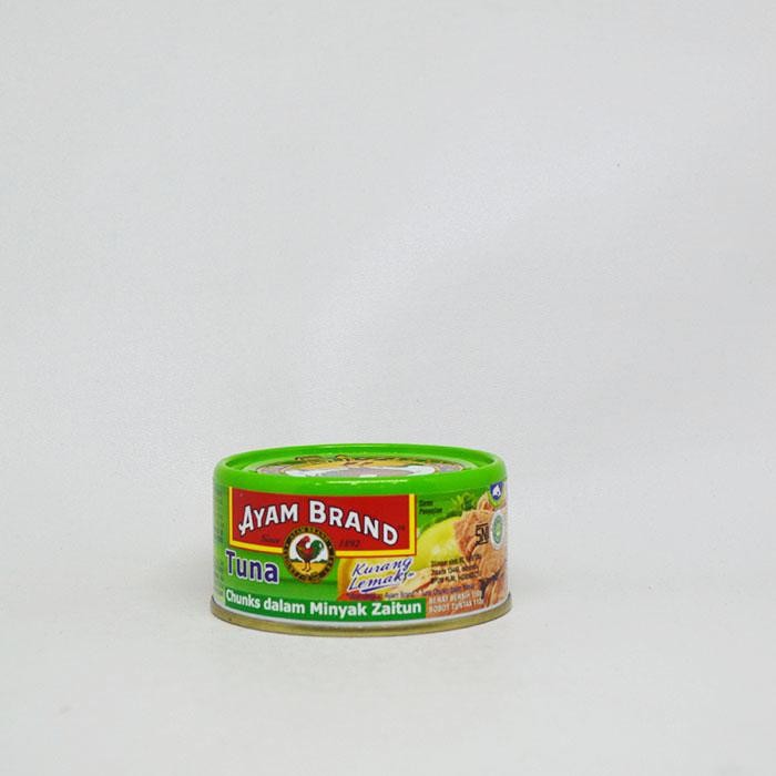 

READY AYAM BRAND TUNA CHUNK IN OLIVE OIL 150G - TUNA KALENG MINYAK ZAITUN