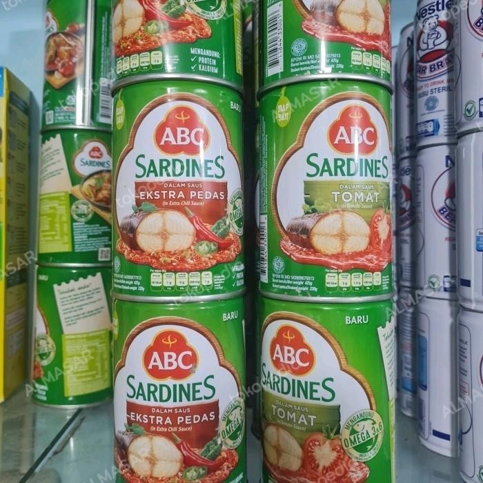 

READY ABC SARDEN KALENG 425G - SARDEN SAUS TOMAT FAVORIT