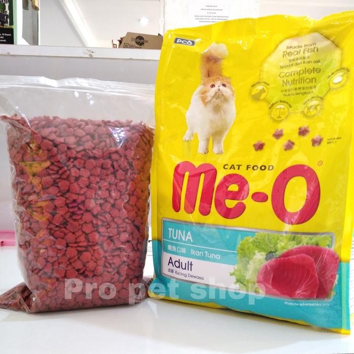 

READY MEO MAKANAN KUCING TUNA REPACK 1KG - PAKAN KUCING FAVORIT