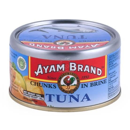 

READY AYAM BRAND TUNA CHUNKS IN BRINE 150G - TUNA KALENG DALAM AIR GARAM