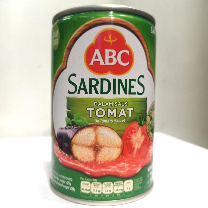

READY ABC SARDEN KALENG 425G - MAKANAN KALENG PRAKTIS