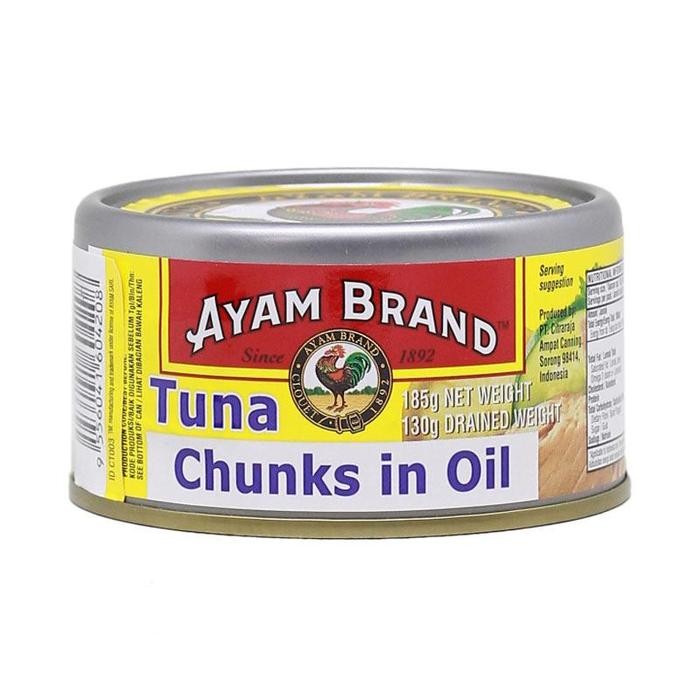 

READY AYAM BRAND TUNA CHUNK IN OIL 150G - TUNA KALENG MINYAK