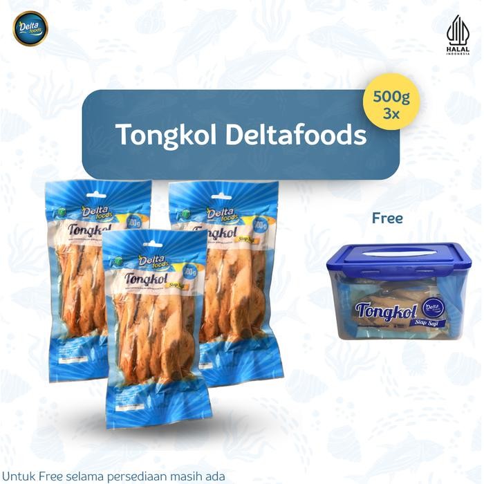 

READY DELTAFOODS IKAN TONGKOL SIAP SAJI MINYAK KANOLA BUNDLING 3PCS
