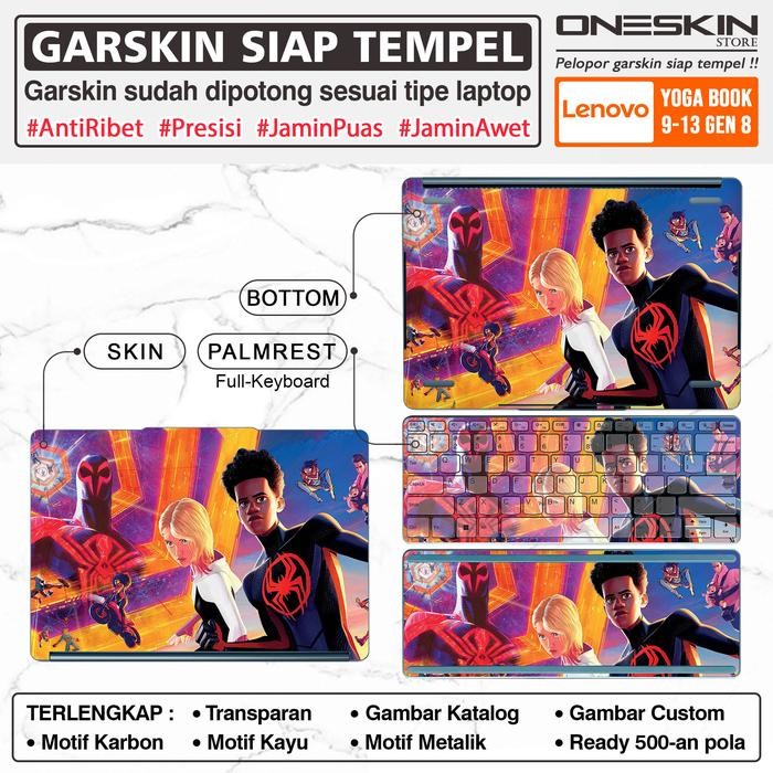 Siap Kirim Garskin Sticker Laptop Lenovo Yoga Book 9 9i-13 Gen 8 Full Body Premium