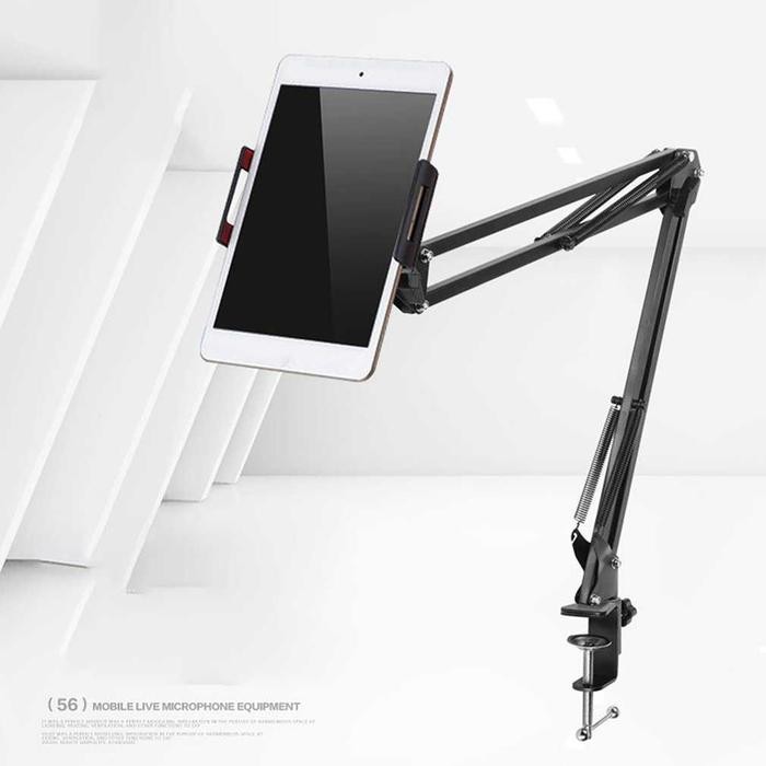 LAZYPOD STAND PENYANGGA HP TABLET IPAD PHONE HOLDER JEPIT RANJANG MEJA