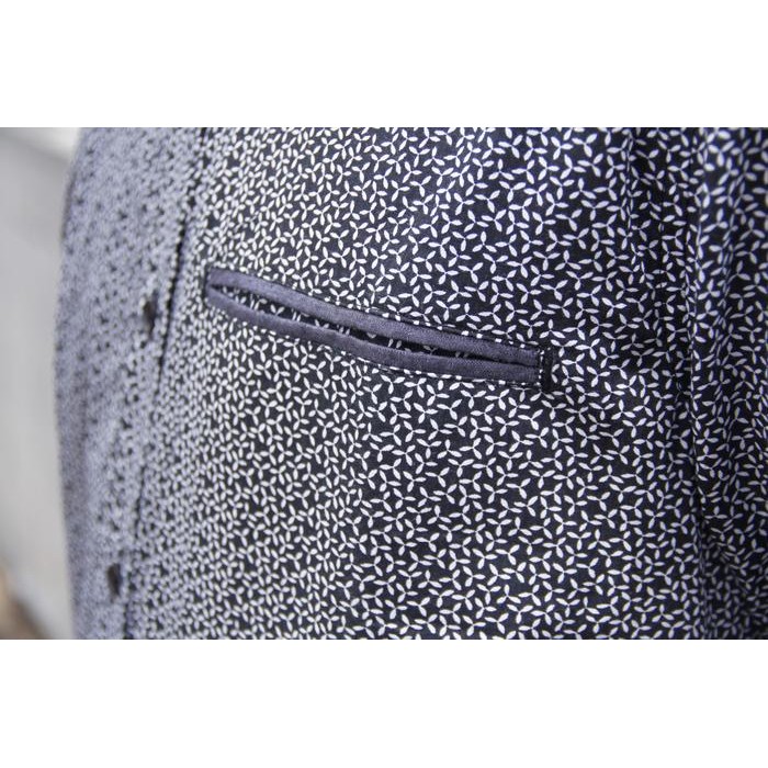 Kemeja Pria Lengan Pendek Motif Bintik Contempo 03