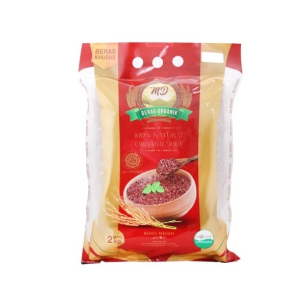 

MD ORGANIC RED RICE KUPAS KULIT 2 KG