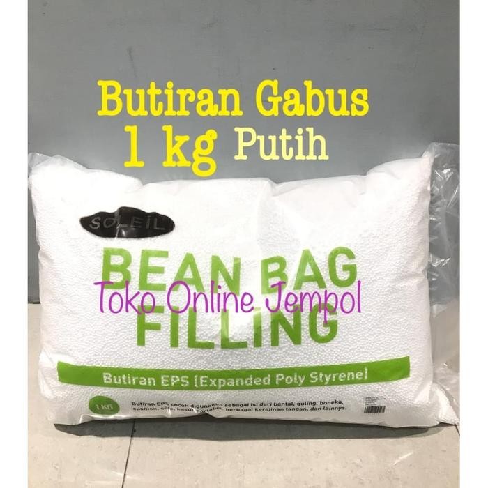 

1kg Butiran Gabus Bean Bag Filling Steroform Styrofoam Slime MN21GB