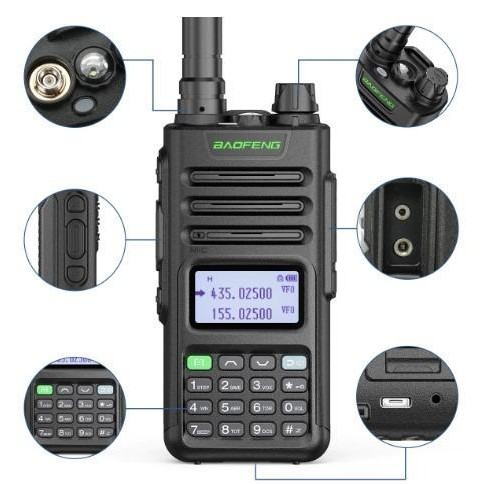 HT BF UV-13 PRO UV13 PRO DUAL BAND WALKIE TALKIE 18WATT 10000 MAH