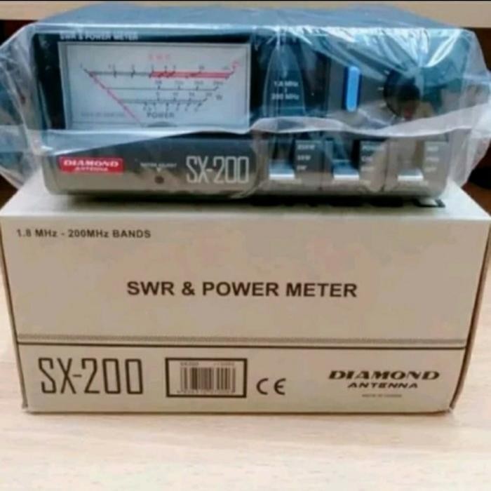 DIAMOND ANTENA SX-200 SWR & POWER METER ORI BARU SX200