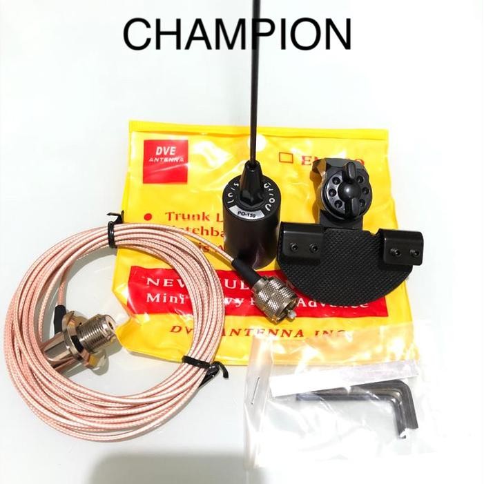 ANTENA LARSEN PO 150 VHF UNTUK RADIO RIG ICOM ALINCO KENWOOD YAESU