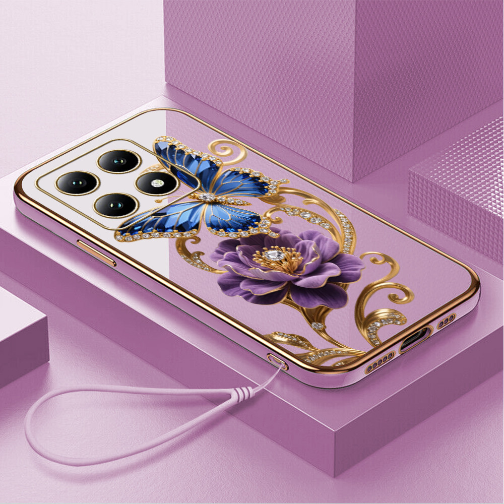 Casing Hp Untuk Xiaomi Mi 14T 5G Lokal Stock Lanyard Gratis Phone Case Softcase Kesing Cassing Soft 