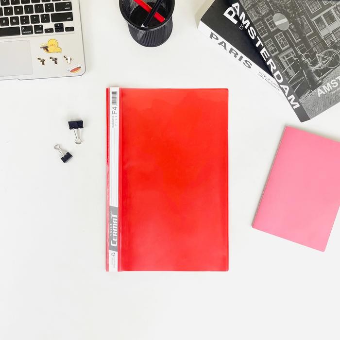 

[ 12 pcs ] TOPLA Cermat Bisnis File Non Pocket -Map Kertas Sekolah & Folder File Plastik Stationery