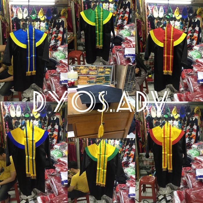Toga wisuda SD toga sd baju toga untuk anak-anak SD bahan satin