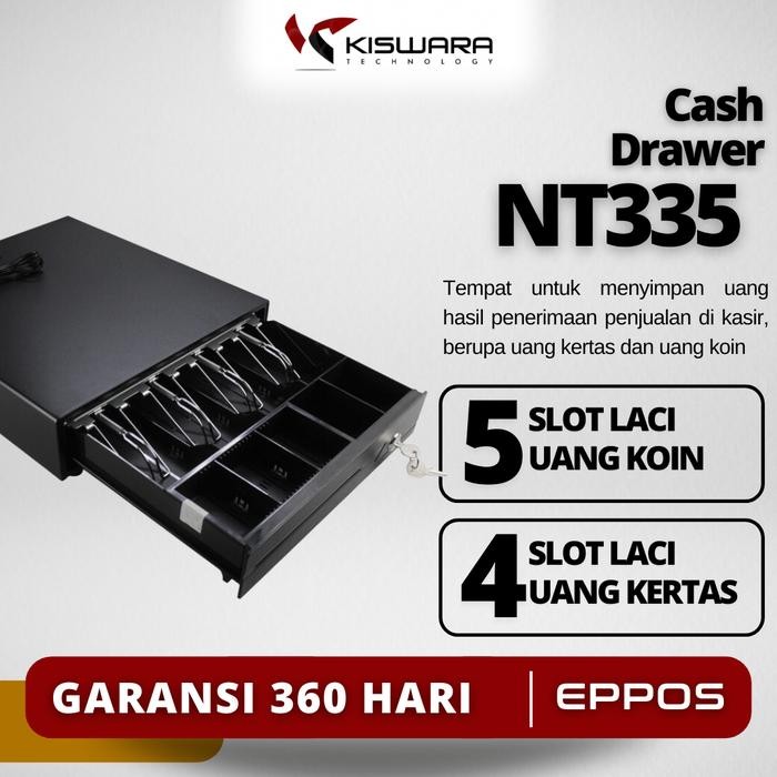 

Cashdrawer 37x33CM 4K3C RJ11 Laci Kasir