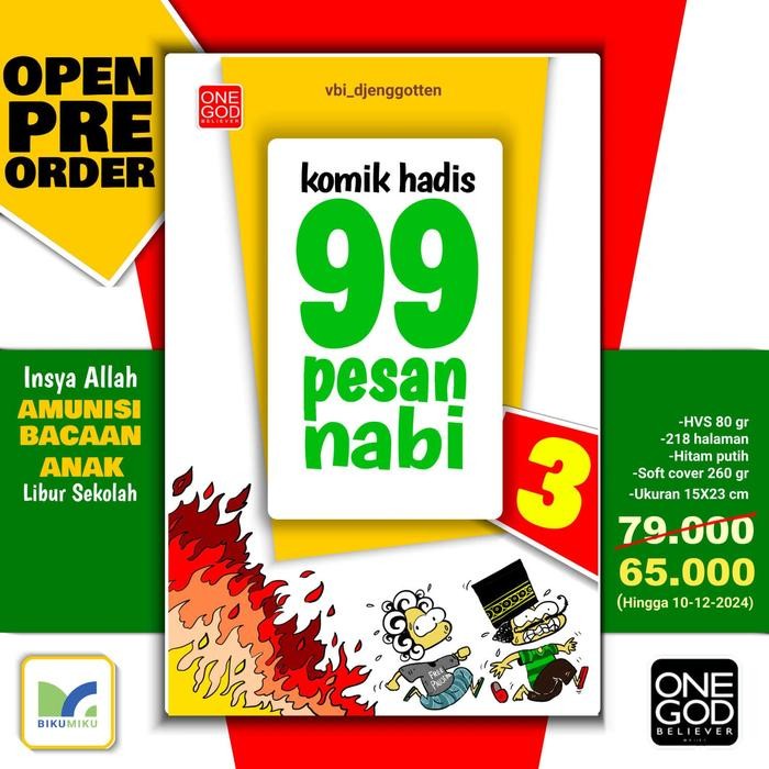 

Angk Fiskus Komik Hadis 99 Pesan Nabi Jilid 3 Buku Jilid 1 2 3 Edukatif Mengajarkan Tidak Berputus