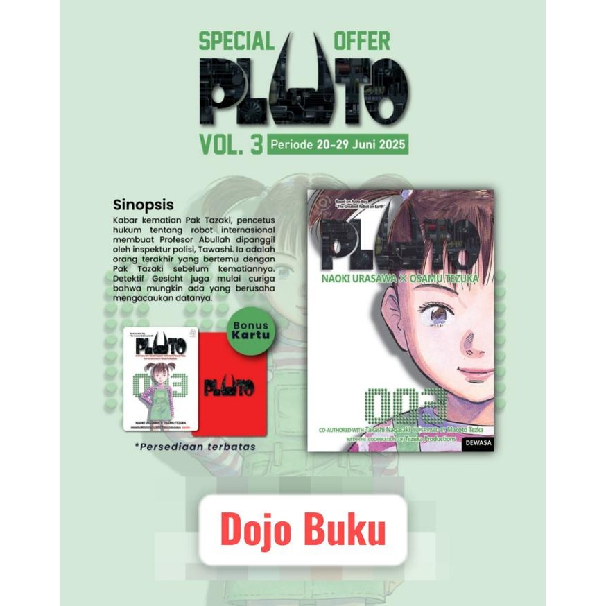 

Komik Komik Pluto 3 (2025) by Naoki Urasawa
