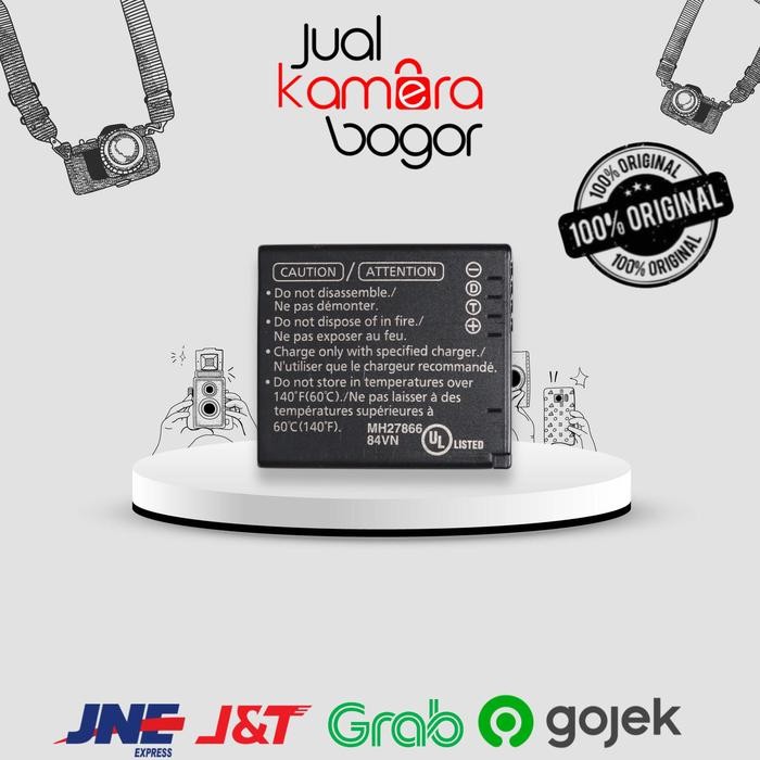 BATERAI PANASONIC LUMIX CGA-S/106B ORIGINAL FOR LUMIX DMC-TS1 DMC-TS2 DMC-TS3 DMC-F2 DMC-F3 DMC-FH1