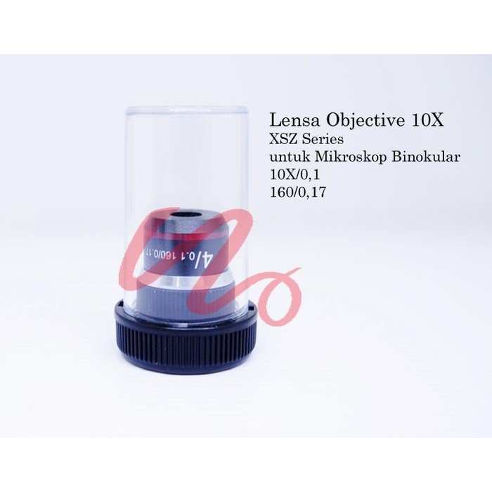 LENSA OBJEKTIF 4X/0.1 MIKROSKOP BINOKULAR XSZ