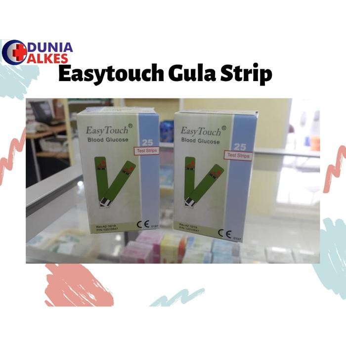 EASYTOUCH GLUCHOSE STRIP/STRIP GULA EASYTOUCH ISI 25