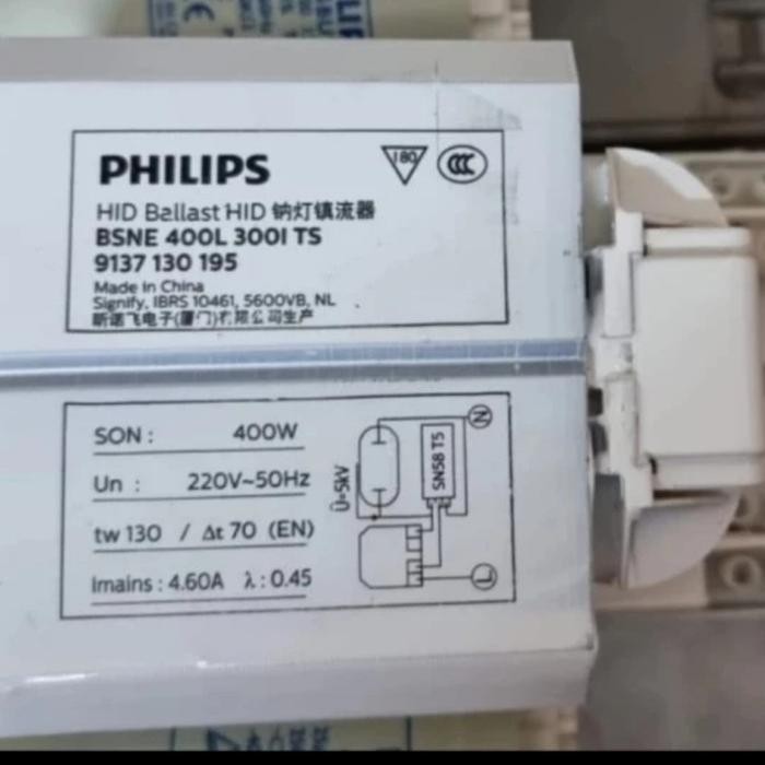 BALLAST SODIUM BSN 400 PHILIPS