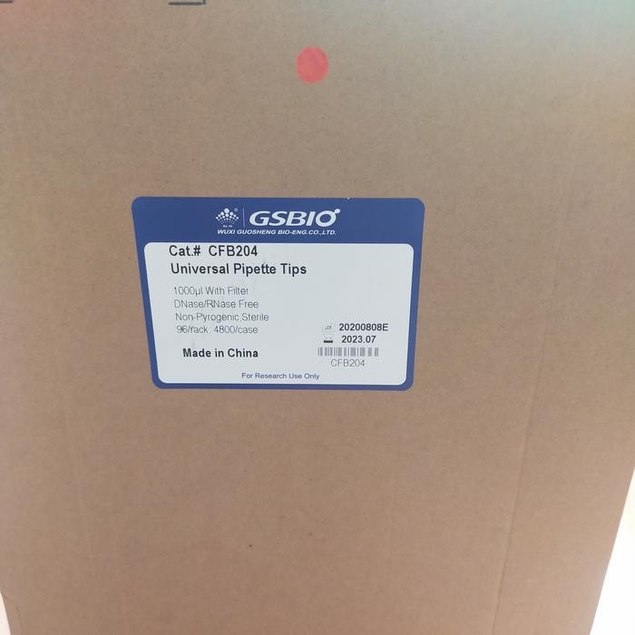 FILTER TIPS STERILE 1000 UL GSBIO