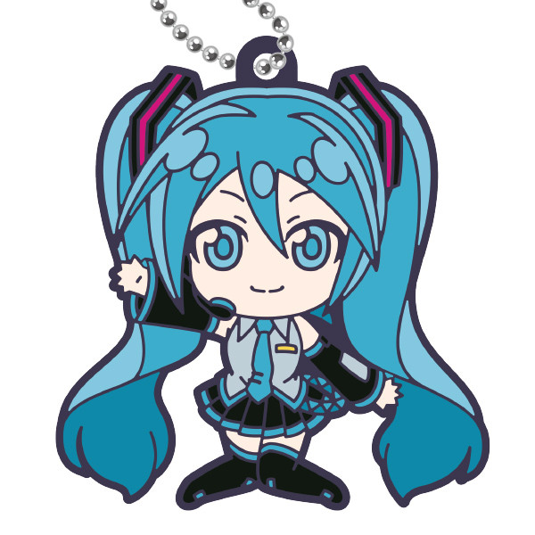 DefoRubber Hatsune Miku Keychain Takara Tomy capsule toy gashapon gacha - random