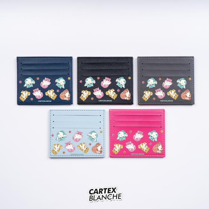 

Baru Card Holder Unisex Dompet Kartu Motif Kucing Cutie Kitten Cartexblanche