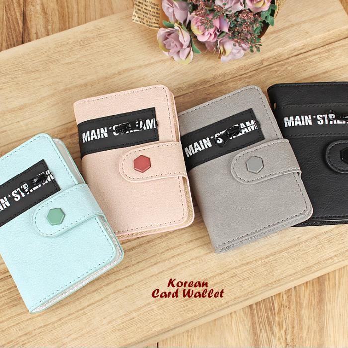 

Baru Korean Card Wallet MAINSTREAM Kapasitas 20 Kartu Praktis