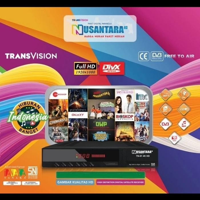 #TRANSVISION NUSANTARA HD #STB TRANSVISION #TRANSVISION TANAKA #DECODER TRANSVISION #TRANSVISION HD