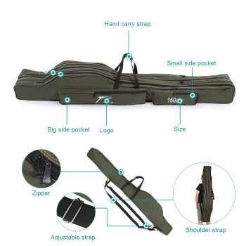 Tas Joran Pancing Keren 120Cm Portable Fishing Bag