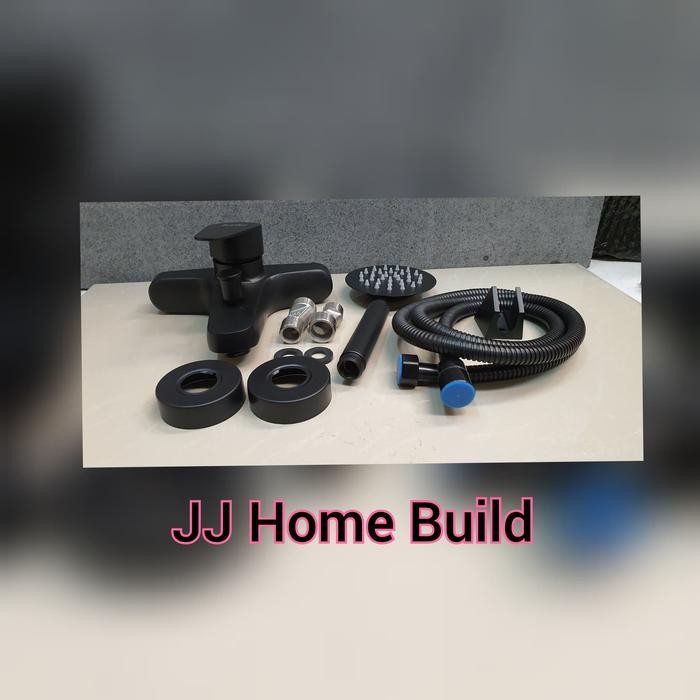 Kran Shower Panas Dingin Hitam