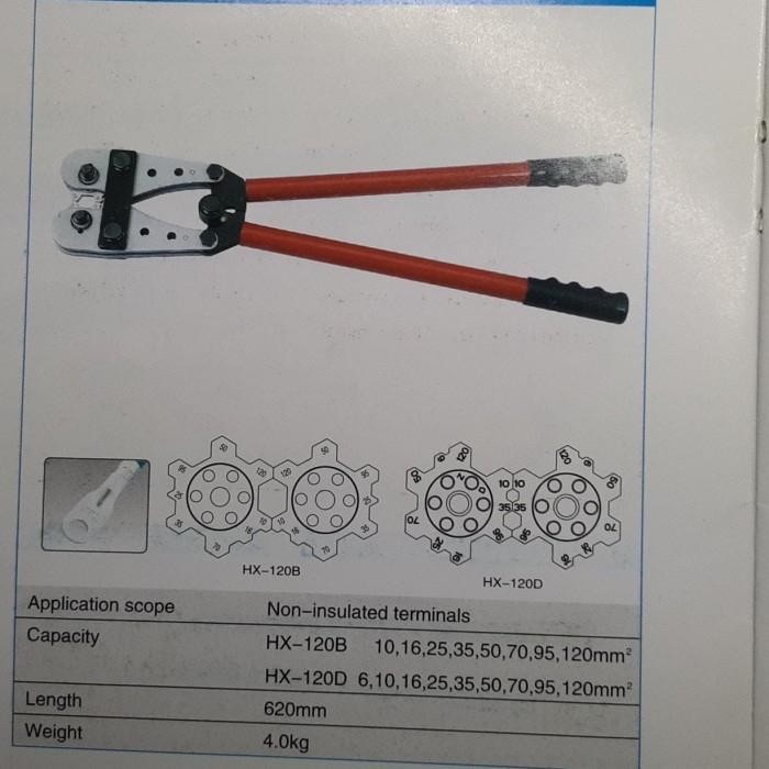 Promo Tang Press Skun 10-120Mm Crimping Tool Hx120B