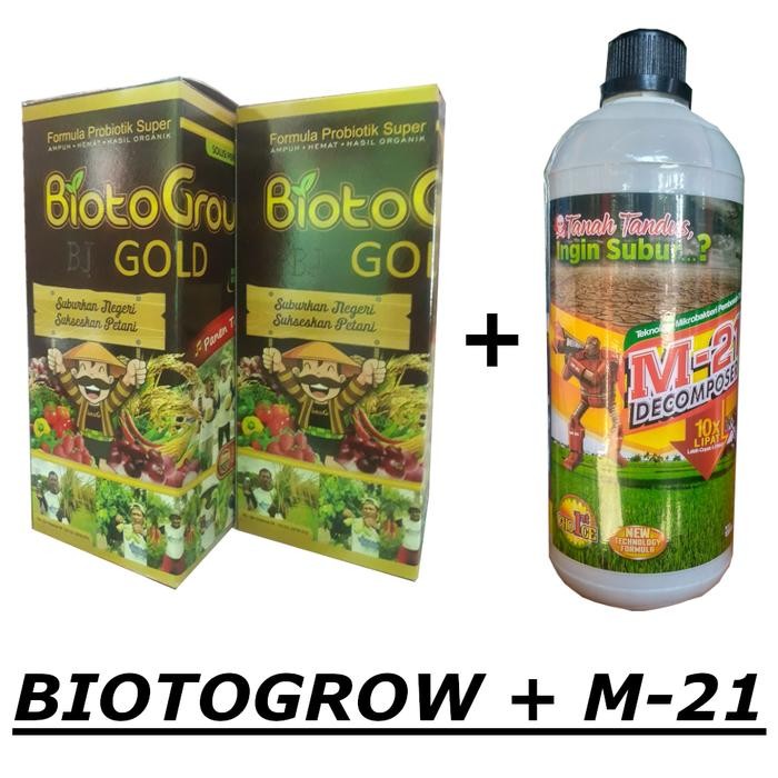 Jual Paket BIOTOGROW DAN M21 DECOMPOSER 1 LITER
