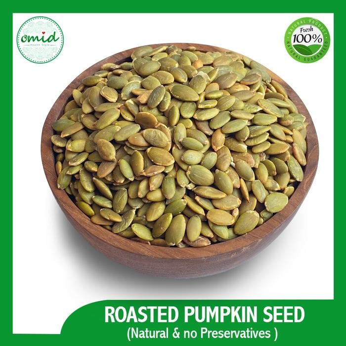 

Organic Roasted Pumpkin Seeds (Biji Labu Panggang Organik) 500Gr Best Quality Asli 100% Original