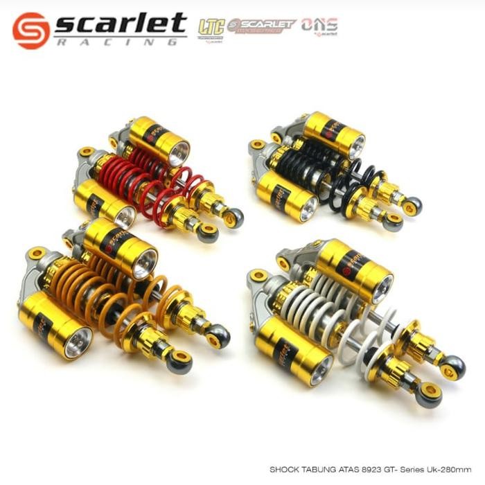 Shock Breaker Belakang Tabung Atas Merek Scarlet Ukuran 360Mm
