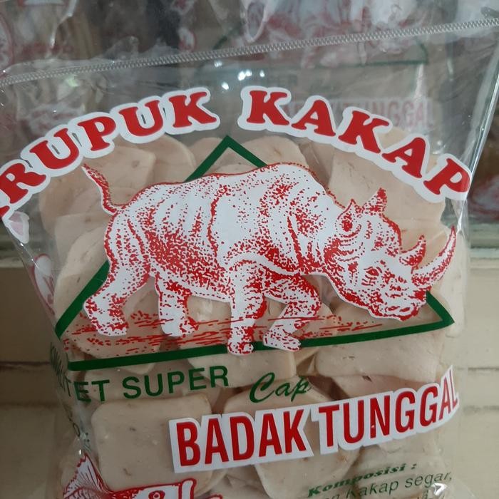

Krupuk Kakap Super Cap Badak Tunggal 500Gr Best Seller