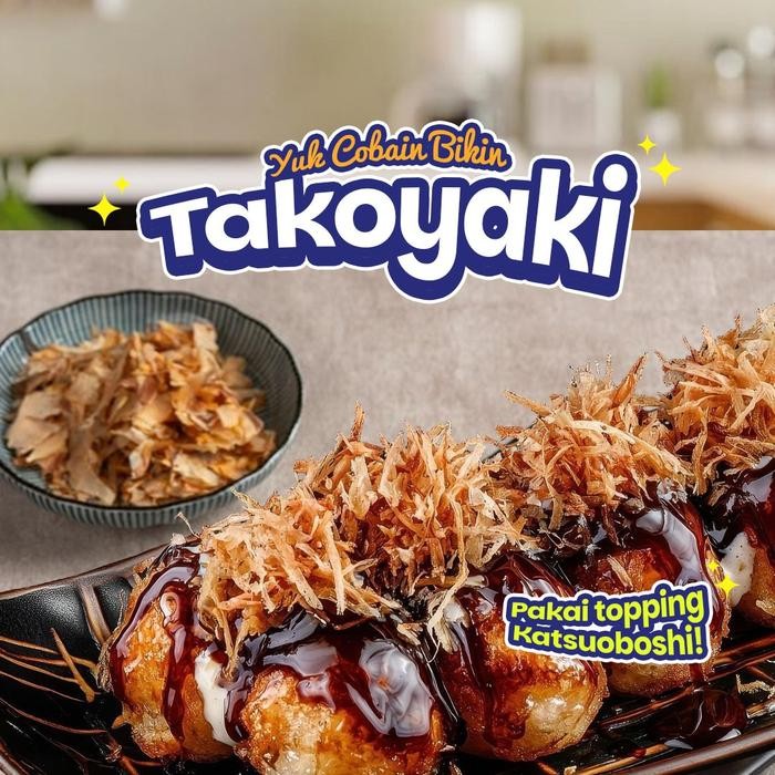 

Katsuobushi/Cakalang Serut/Toping Takoyaki 500Gr Best Quality Asli 100% Original